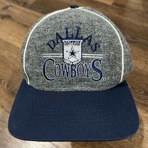 Vintage Dallas Cowboys Gray and Blue Cap